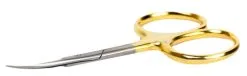 Fly-Dressing High Grade Scissor Curved 4'' Gold
